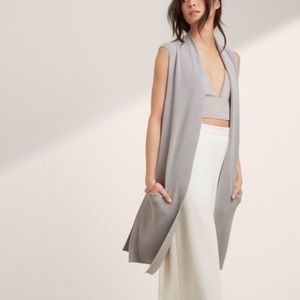 ARITZIA Wilfred Dunkirk Sweater Vest (black)